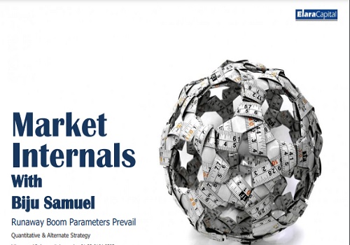 Runaway Boom Parameters Prevail - Market Internals with Biju Samuel - Quantitative & Alternate Strategy by Elara Capital